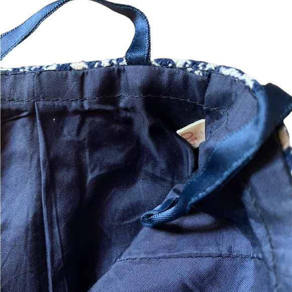 Made in Belgium women’s skirt houndstooth A-line navy white size XS academia - Picture 12 of 15